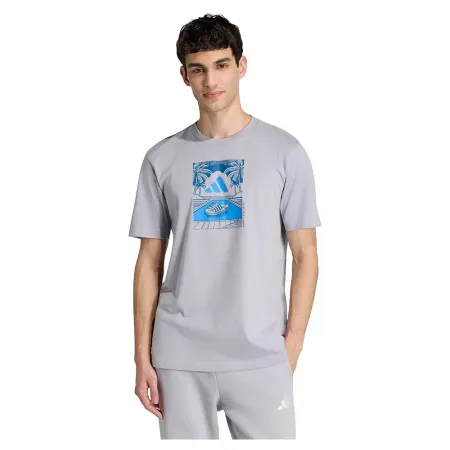 아디다스 썸머 Slides Relax 그래픽 반팔 티셔츠 142667137