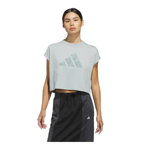 아디다스 Western Florals Big Logo 그래픽 반팔 티셔츠 142667423