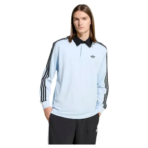아디다스 3 스트라이프 Rugby 긴 소매 폴로 142667650