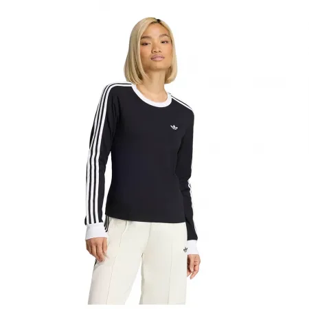 아디다스 3 스트라이프 Slim 긴팔 티셔츠 142667689