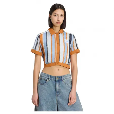 아디다스 Cropped 반팔 폴로 셔츠 142667783