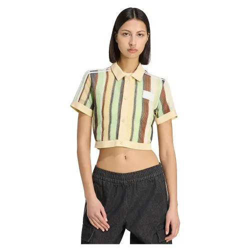 아디다스 Cropped 반팔 폴로 셔츠 142667784