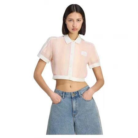 아디다스 Cropped 반팔 폴로 셔츠 142667785