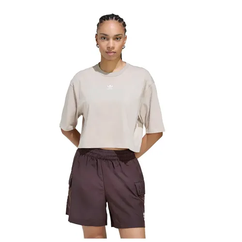 아디다스 에센셜 Crop 반팔 티셔츠 142667809