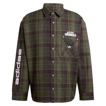 아디다스 Flannel Button Up 긴팔 셔츠 142667838
