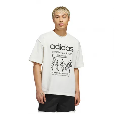 아디다스 Only The Best For The Athlete 그래픽 반팔 티셔츠 142667974