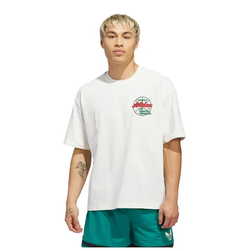 아디다스 오리지날스 Basketball Tournament 그래픽 반팔 티셔츠 142667982
