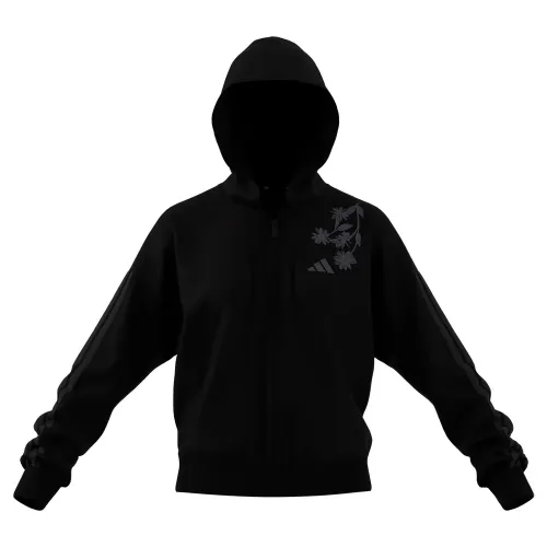 아디다스 에센셜 3 Stripes French Terry 풀지퍼 스웨터 142681043