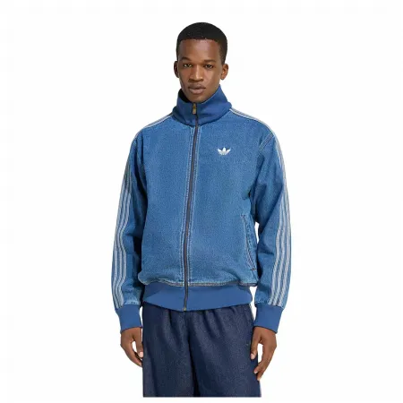 아디다스 아디컬러 데님 Firebird 풀지퍼 스웨터 142682588