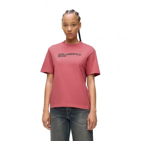 KARL LAGERFELD JEANS A1W17005 Regular 에센셜 반팔 티셔츠 142685059