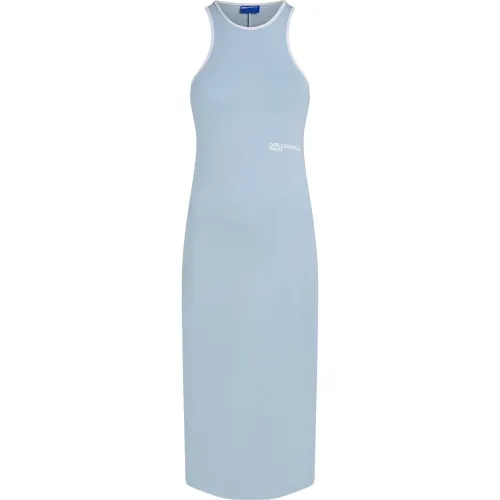 KARL LAGERFELD JEANS A3W13008 Racer Milano 나시 미디 원피스 142685334