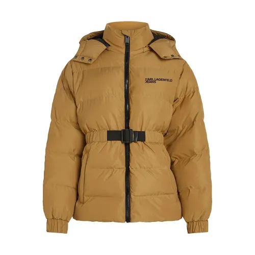 KARL LAGERFELD JEANS A3W15023 Belted 패딩 자켓 142685351