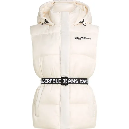 KARL LAGERFELD JEANS A3W15025 Belted Puffer 조끼 142685359