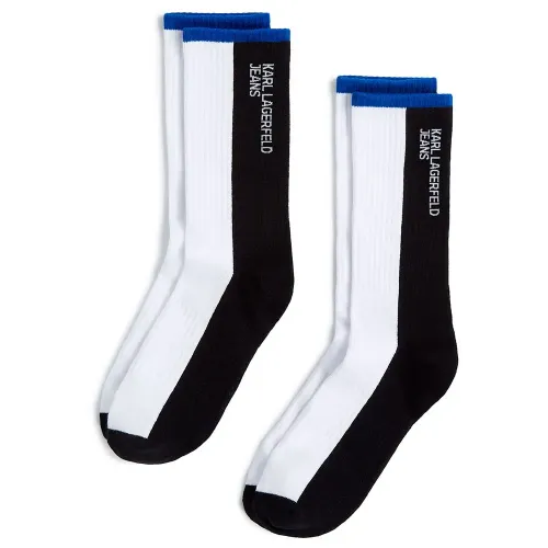 KARL LAGERFELD JEANS A3W47046 Colour Block 양말 2 켤레 142685428