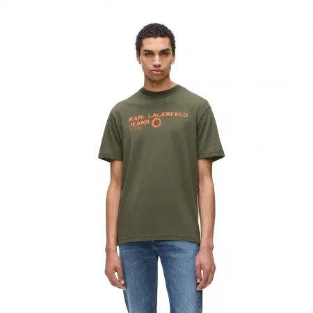 KARL LAGERFELD JEANS A4M17022 Regular Eclipse Logo 반팔 티셔츠 142685460
