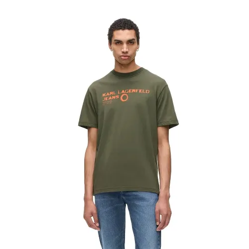 KARL LAGERFELD JEANS A4M17022 Regular Eclipse Logo 반팔 티셔츠 142685460