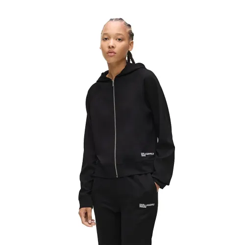 KARL LAGERFELD JEANS A4W20001 Milano Logo 풀지퍼 스웨터 142685606