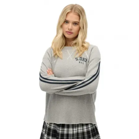 슈퍼드라이 Athletic 에센셜 그래픽 긴팔 티셔츠 142686635