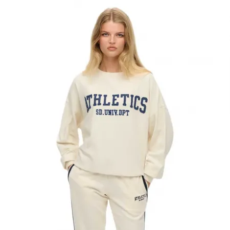 슈퍼드라이 Athletic 에센셜 Relaxed Applique 스웨터 142686647