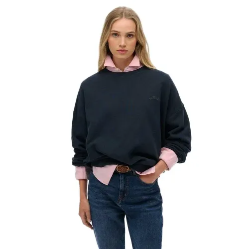 슈퍼드라이 에센셜 Logo Good Relax 스웨터 142686793