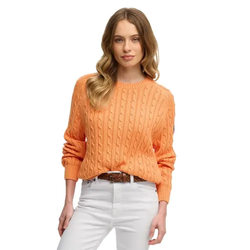 슈퍼드라이 Slouchy Cable 스웨터 142686954