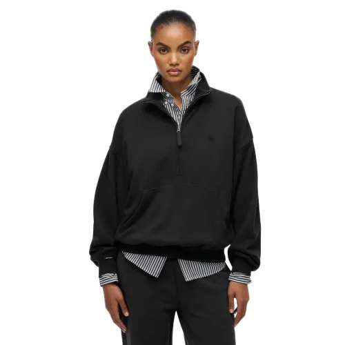 슈퍼드라이 Studios 하프 지퍼 스웨터 142686977