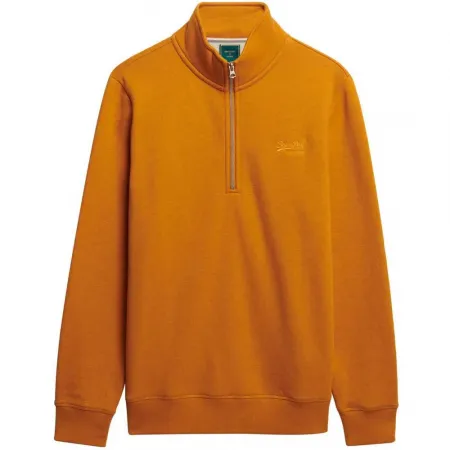 슈퍼드라이 빈티지 Logo Embroidered Henley 하프 지퍼 스웨터 142687020