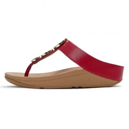 핏플랍 Halo Bead Circle Metallic Toe Post 샌들 142703606