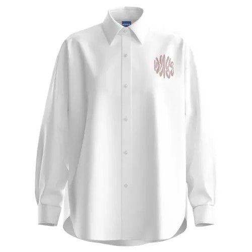 휴고 보스 Elisana 10266893 BLUE 셔츠 142705076