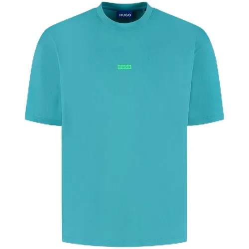 휴고 보스 Nalono 10250555 BLUE 반팔 티셔츠 142705268