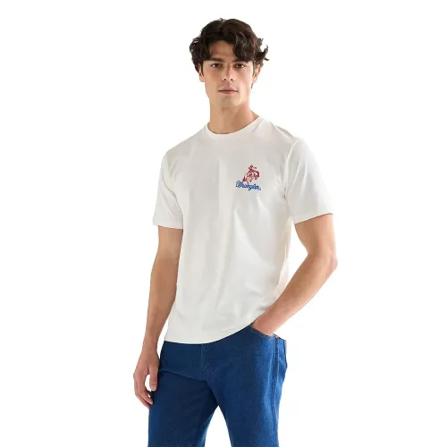 랭글러 Embroidery 반팔 티셔츠 142707252