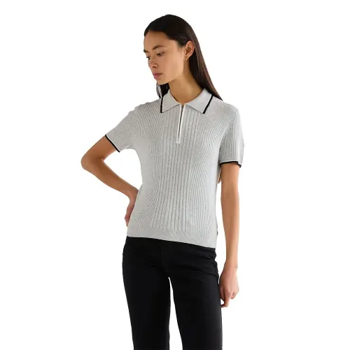 랭글러 Quarter Zip 반팔 폴로 셔츠 142707298