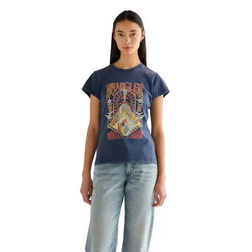 랭글러 Shrunken Band 반팔 티셔츠 142707319