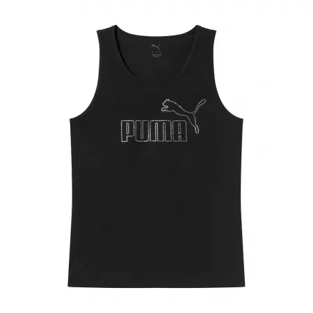 푸마 Ess 로고 라인스톤 나시 티셔츠 142739896