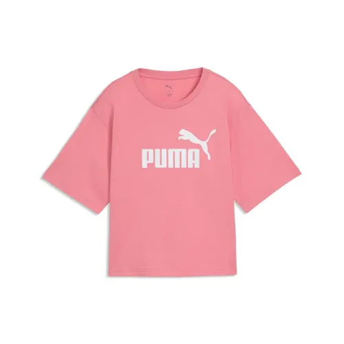 푸마 ESS No 1 Logo Cropped 반팔 티셔츠 142739912