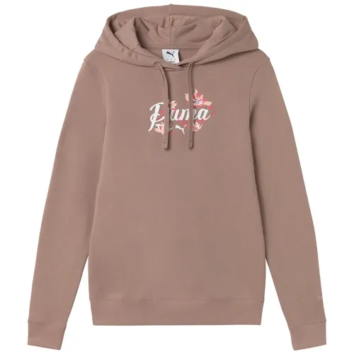 푸마 Floral 그래픽 Cat 후드티 142740175