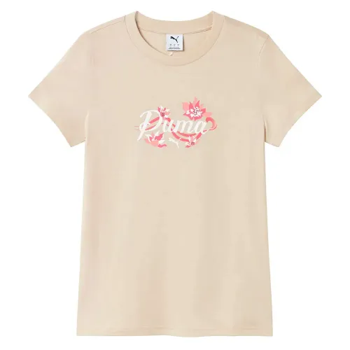 푸마 Floral 그래픽 Cat 반팔 티셔츠 142740177