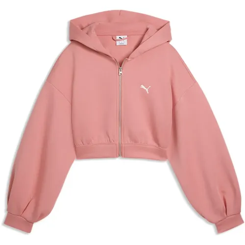 푸마 Wardrobe Ess Cropped 풀지퍼 스웨터 142742470