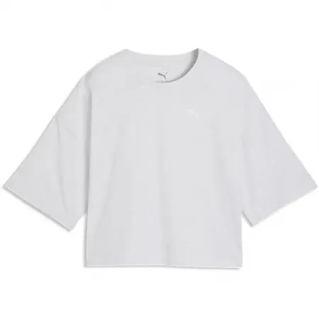 푸마 Wardrobe ESS Cropped 오버핏 반팔 티셔츠 142742472