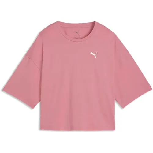 푸마 Wardrobe ESS Cropped 오버핏 반팔 티셔츠 142742473