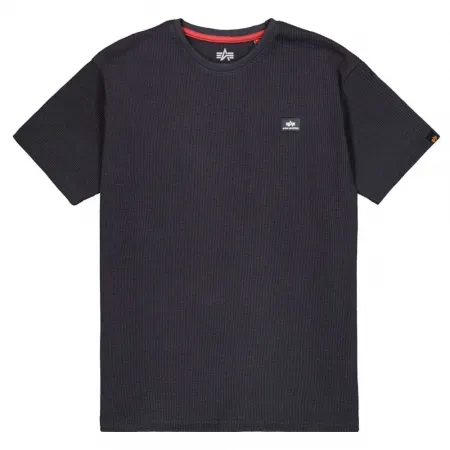 알파인더스트리 Waffle 스몰 로고 반팔 티셔츠 142746620