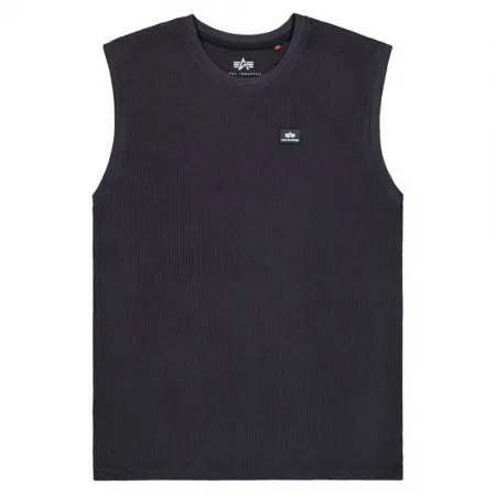 알파인더스트리 Waffle 스몰 로고 나시 티셔츠 142746626