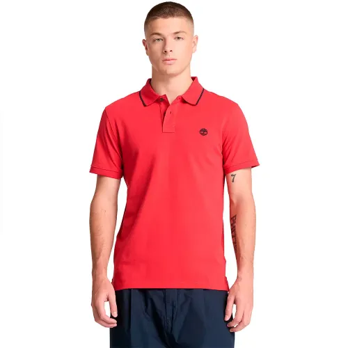 팀버랜드 Millers River Printed Neck 반팔 폴로 셔츠 142749283