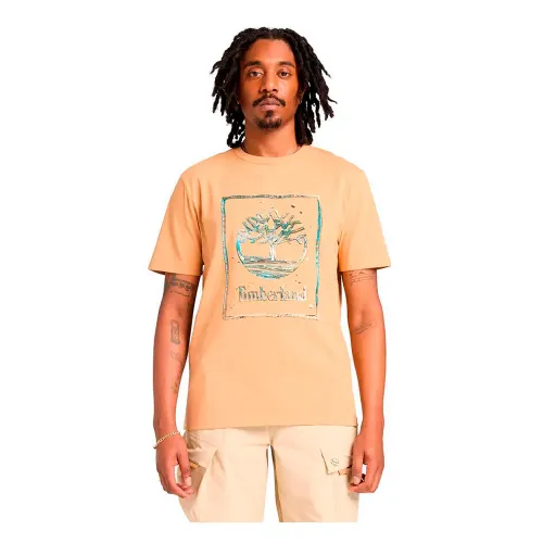 팀버랜드 Water Stack Logo 반팔 티셔츠 142749506