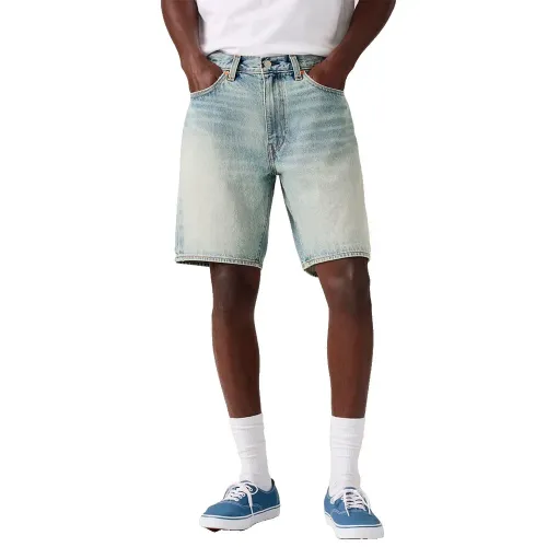 리바이스 468 Stay Loose 레큘러 Waist 데님 반바지 142750775