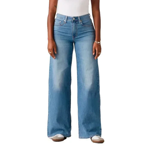 리바이스 728 Wide Leg 하이웨이스트 청바지 142750831