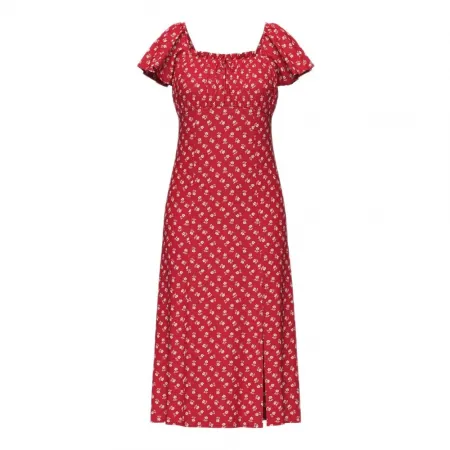 리바이스 Amara Column Flutter 반팔 미디 원피스 142750837