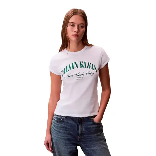 캘빈클라인 그래픽 Logo Baby 반팔 티셔츠 142753971