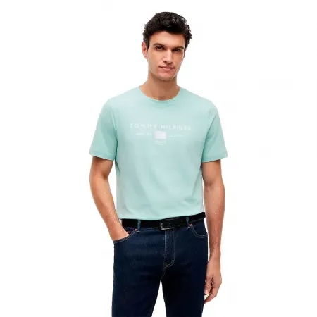 타미힐피거 브랜드 러브 Mono Stack 반팔 티셔츠 142758112