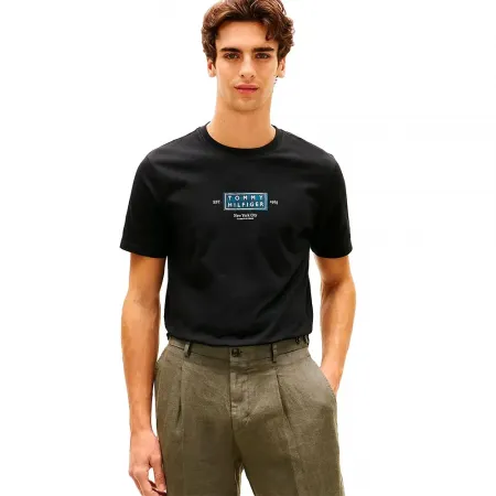타미힐피거 Heritage Label 반팔 티셔츠 142758203